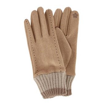 CTM Women's Knit Cuff Touchscreen Compatible Winter Gloves