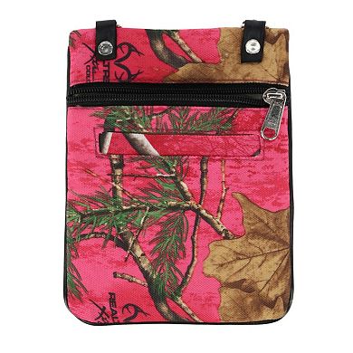 CTM Women's Realtree Camo Cross Body Bag
