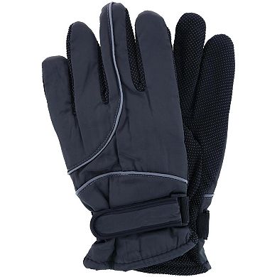 CTM Women's One Size Microfiber Winter Ski Gloves