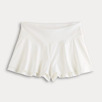 Juniors' Limited Too Cross Waistband Flutter Shorts