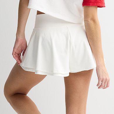 Juniors' Limited Too Cross Waistband Flutter Shorts
