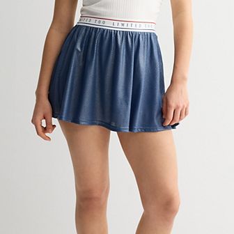 Juniors' Limited Too Foil Mesh Skirt