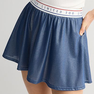Juniors' Limited Too Foil Mesh Skirt
