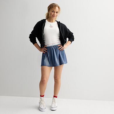 Juniors' Limited Too Foil Mesh Skirt