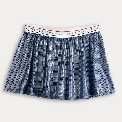 Juniors' Limited Too Foil Mesh Skirt