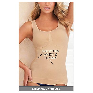 Secret Solutions Women's Plus Size Instant Shaper Medium Control Seamless Shaping Cami