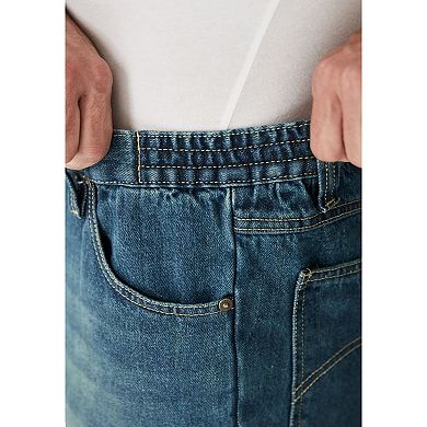 Liberty Blues Liberty Blues Relaxed-fit Side Elastic 5-pocket Jeans