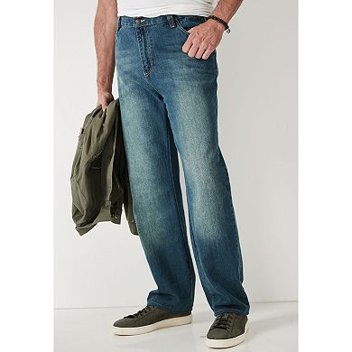 Liberty Blues Liberty Blues Relaxed-fit Side Elastic 5-pocket Jeans