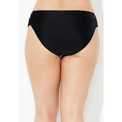 Swimsuits for All Women's Side Ruched Bikini Bottom