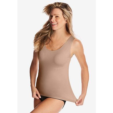 Secret Solutions Women's Plus Size Invisible Shaper Light Control Camisole