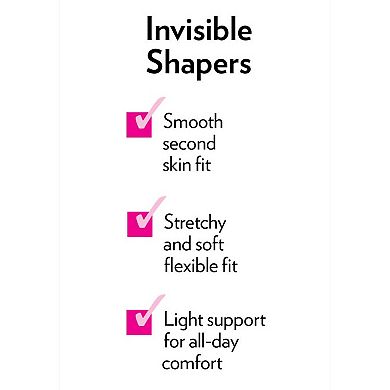 Secret Solutions Women's Plus Size Invisible Shaper Light Control Brief