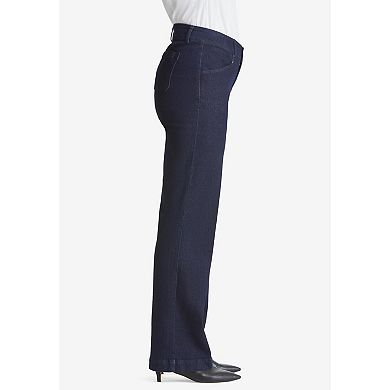 Jessica London Women's Plus Size Refined Denim Trouser