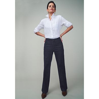 Jessica London Women's Plus Size Refined Denim Trouser