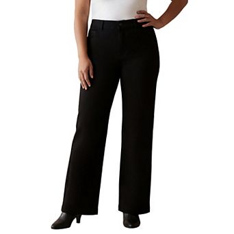 Jessica London Women's Plus Size Refined Denim Trouser