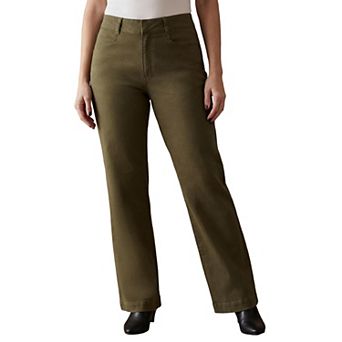 Jessica London Women's Plus Size Refined Denim Trouser