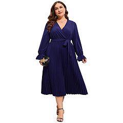 Women s Blue Dresses Shop Styles in Navy to Royal Blue Hues Kohl s