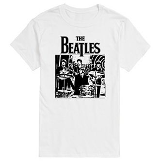 Men's The Beatles Drum Set Vintage Graphic Tee