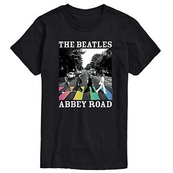 Men's The Beatles Abbey Road Color Block Graphic Tee