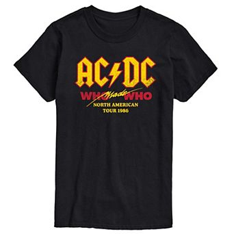 Men's ACDC Who Made Who Tour Graphic Tee