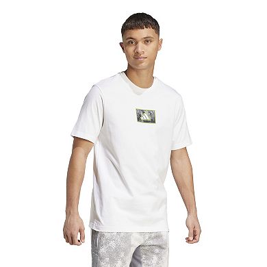 Men's adidas Camouflage Script Graphic Tee