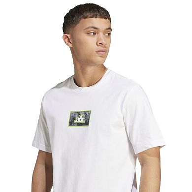 Men's adidas Camouflage Script Graphic Tee