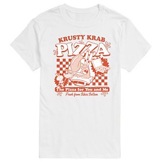 Men's SpongeBob SquarePants Krusty Krab Pizza Graphic Tee