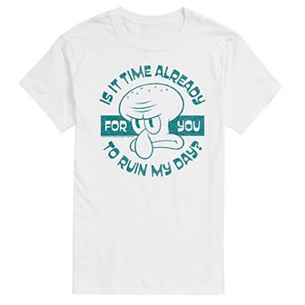 Men's SpongeBob SquarePants Squidward Ruin Graphic Tee