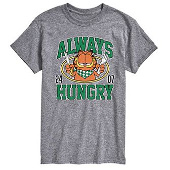 Men's Garfield Always Hungry Graphic Tee