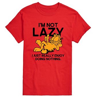Men's Garfield I'm Not Lazy Graphic Tee