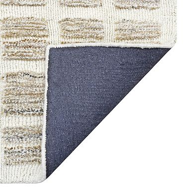 Miryana Shag Squares Handloom Area Rug