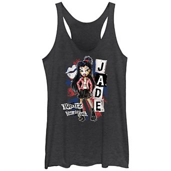 Juniors' Bratz Pretty N Punk Jade Racerback Tank Top
