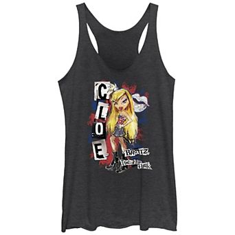 Juniors' Bratz Pretty N Punk Cloe Racerback Tank Top