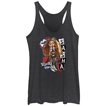Juniors' Bratz Pretty N Punk Sasha Racerback Tank Top