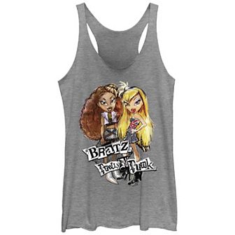 Juniors' Bratz Pretty And Punk Fashion Racerback Tank Top