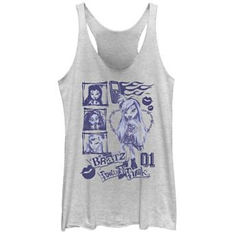 Juniors' Bratz Pretty And Punk Street Style Racerback Tank Top