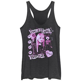 Juniors' Bratz Pretty N Punk Angel Racerback Tank Top