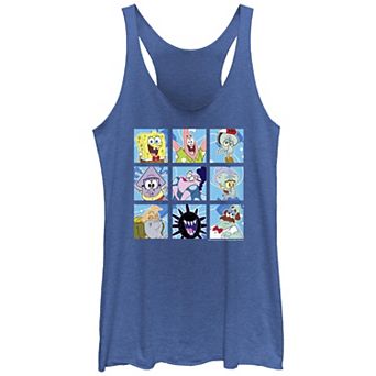Juniors' Nickelodeon Patrick Star Show Family Portraits Racerback Tank Top
