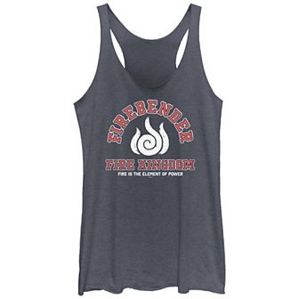 Disney's Avatar The Last Airbender Firebender Fire Kingdom Juniors' Racerback Tank Top
