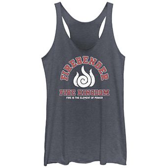 Disney's Avatar The Last Airbender Firebender Fire Kingdom Juniors' Racerback Tank Top