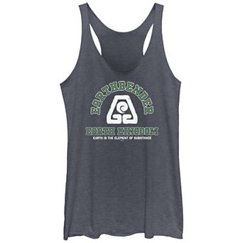 Disney's Avatar The Last Airbender Eearthbender Earth Kingdom Juniors' Racerback Tank Top