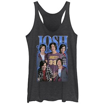 Juniors' Nickelodeon Drake And Josh Collage Of Josh Racerback Tank Top