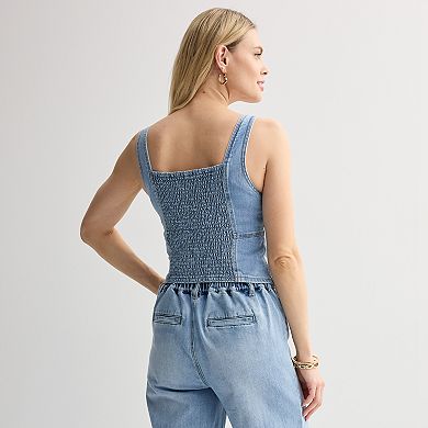 Women's INTEMPO™ Denim Corset Top