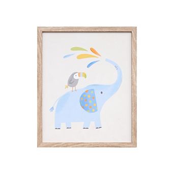 8" x 10" Nursery Animals Framed Wall Art