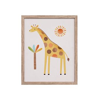 8" x 10" Nursery Animals Framed Wall Art
