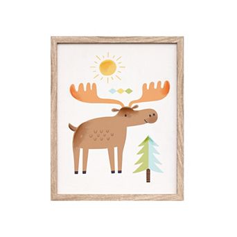 8" x 10" Nursery Animals Framed Wall Art