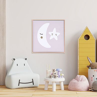 16" x 16" Nursery Sky Canvas Wall Art