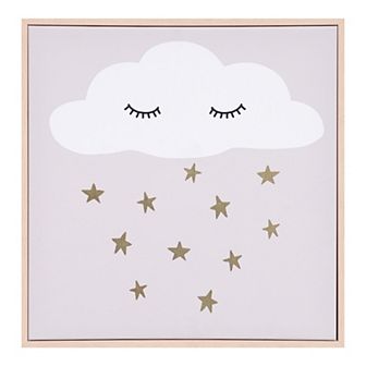 16" x 16" Nursery Sky Canvas Wall Art