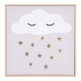 16" x 16" Nursery Sky Canvas Wall Art