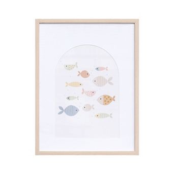 18" x 24" Nursery Animals Framed Wall Art