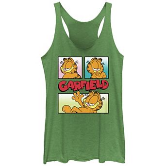 Juniors' Garfield Portraits Racerback Tank Top